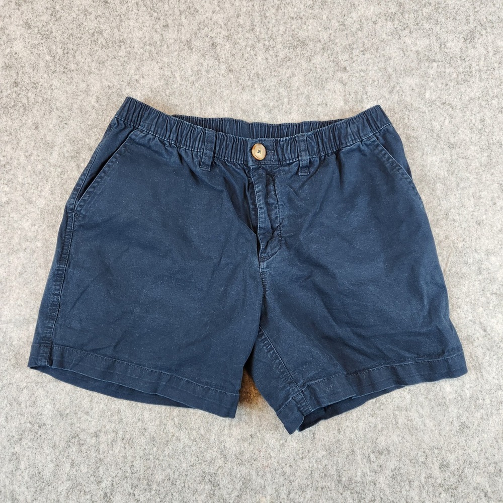 Chubbies Originals Shorts Men S Blue 5.5 Inseam Elastic Waist Casual Stretch